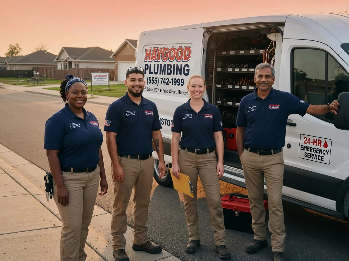 Plumber company in Hye, TX